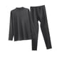 thumbnail image 5 of Conjunto de ropa interior térmica para hombre, camisa y pantalón abrigados de cuello medio, resistentes al frío, para otoño. SG, 5 of 9