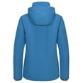 thumbnail image 3 of Little Donkey Andy Women's Insulated Jacket with Hood, Windproof Winter Ski Hiking Jacket, Lightweight and Water-Resistant (Mosaic Blue L), 3 of 7