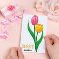 thumbnail image 3 of 2Pcs Slayered Tulips Metal Die Cut Cutting Die Stencils for Card Making DIY Scrapbooking Photo Album, 3 of 8