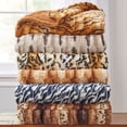 thumbnail image 2 of BrylaneHome Faux Fur Animal Print Throw, 2 of 2