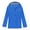 Blue, variant on Homenesgenics Womens Tops under $5 Women Solid Rain Jacket Outdoor Hooded Raincoat Windproof Top Blue L