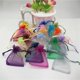 thumbnail image 2 of Bolsa de Organza para embalaje de joyas, decoración de fiesta de boda, bolsas de tul con cordón, para regalo, 7x9, 9x12, 10x15cm, 50/100 Uds., 50%, 2 of 4