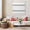 thumbnail image 5 of Black White Modern Geometric Wall Art Painting on Canvas, Abstract Art Aesthetics Canvas Art Home Prints Wall Art Framed Modern Artwork for Living Room Bedroom Wall Decor 20x20in, 5 of 9