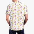 thumbnail image 5 of Rocae Tropical Fruit for Men's Short Sleeve Polo Shirt, Quick Drying Performance Moisture Wicking Sports Men's Golf Shirt Medium, 5 of 9