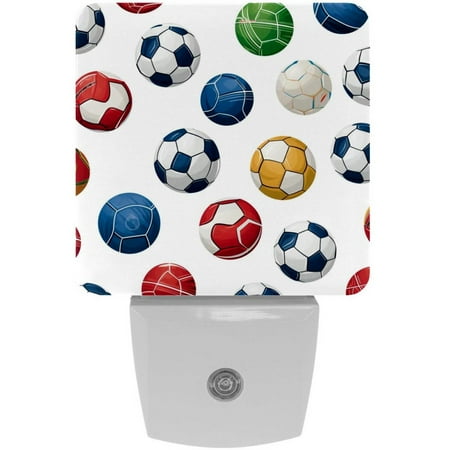 

Football LED Square Night Lights - Stylish and Energy-Efficient Illumination for Any Room - Set of 2