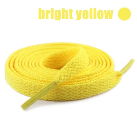 

Flat Coloured Shoe Laces 10+ Colours Shoelaces Football Boots Trainer Shoes