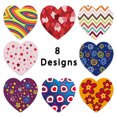 thumbnail image 3 of 1500 pegatinas de diseño de corazón/1" círculo 4 de julio pegatinas/pegatinas patrióticas JAMW Sencillez, 3 of 5