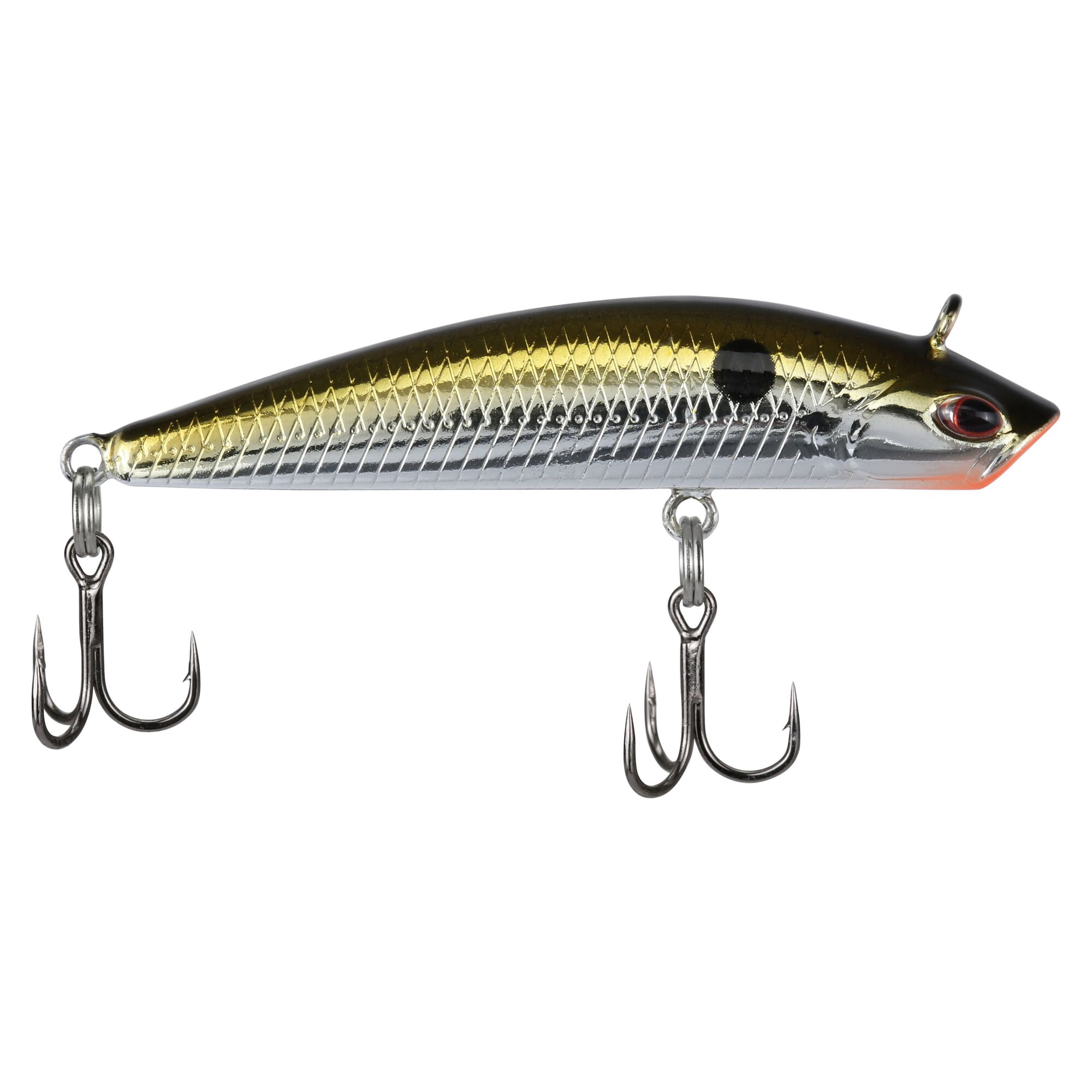 Berkley Finisher, 1.75 in, Glide Baits, Gold Chrome (1 Count)