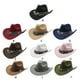 thumbnail image 4 of Qarigey Sombrero de Jazzes para niñas y niños de amplia aplicación de poliéster para trajes versátiles y de moda Premium Sombreros Azul oscuro, 4 of 6
