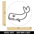 thumbnail image 2 of Witty Sperm Whale Self-Inking Rubber Stamp Ink Stamper - UV Ink - Mini 1/2 Inch, 2 of 7