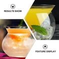 thumbnail image 5 of Hemoton Glasses Cup Cocktail Glass Cavier Stemless Ice Martini Server Bowl Tea Iced Whiskey Shrimp Margarita Chiller Bar Red, 5 of 6