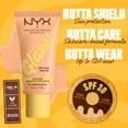 thumbnail image 6 of NYX Professional Makeup Buttermelt Glaze Tinted Moisturizer, SPF 30, Whipped Butta, All Skin Types, 1.01 fl oz, 6 of 14