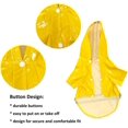 thumbnail image 4 of Chubasquero impermeable para cachorros al aire libre con capucha, chaquetas impermeables, chubasquero reflectante de PU para perros, ropa para gatos Adepaton WMZL-598-6, 4 of 7