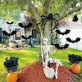 thumbnail image 3 of Halloween Bat Spider Decoration Set of 5 Different Sizes Hanging Large Bat Spider Ghost Decoration for Indoor and Outdoor Use, 3 of 5