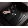 thumbnail image 3 of Flexible/Foldable Sofa Arm Tray Table for Couch - Perfect for Drinks, Snacks, Remote Control or Phone - Great Armrest Tray (Black), 3 of 5