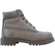 Timberland 6" Waterproof Boots Unisex Juniors (7 Big Kid M, LT Gray)