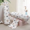 thumbnail image 1 of Almohada cómoda de algodón para bebé, cojín de respaldo para dormir lateral para recién nacido, almohada de protección para dormir con rollo de cuello anticaída para niño pequeño, 1 of 4