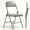 Vinyl Padded Khaki2 PACK, variant on Nazhura Metal Indoor Folding Chair, Black (Set of 4)