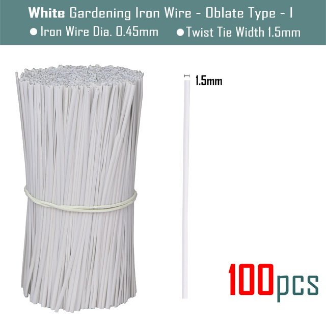 100PCS Gardening Cable Ties Power Wire Loop Tape Flower Plant Twist Tie Line Climbing Vines Ligature Multifunction Fixed Strings10cm He Qiyong unisex