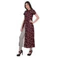 thumbnail image 2 of Moomaya Printed Kurta Front Slit Tunic Tops Women Summer Wear Ladies Kurti, 2 of 5