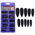 thumbnail image 1 of Uñas postizas, uñas postizas, regalos para mujeres, 100 piezas de uñas postizas mate, parches largos para decoración de uñas, caja de uñas completamente esmeriladas, uñas postizas, 1 of 2