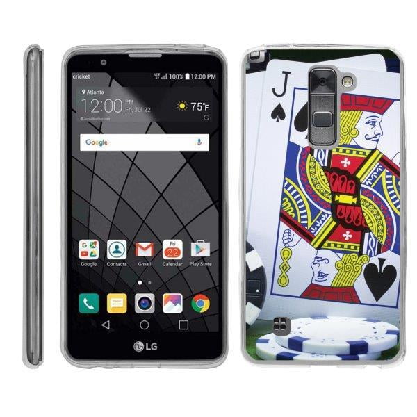 Turtlearmor A For Lg Stylus 2 Lg G Stylo 2 Lg Stylo 2 V Flexible Case Slim Fitted Tpu Case Blackjack Walmart Com Walmart Com