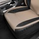 thumbnail image 3 of Fundas para asientos de coche Motor Trend, de piel sintética, color beige, asientos delanteros, 3 of 6