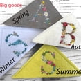 thumbnail image 1 of Marcador de bordado de letras con personalidad, marcador de esquina de fieltro con letras de flores, estilo de esquina versátil, buen Material, 1 of 2
