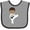 Heather and Black, variant on Inktastic African American Boy, Karate Boy, Black Belt, Kata Boys Baby Bib