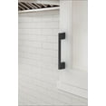 thumbnail image 2 of Amerock Cityscape 3-3/4 inch (96mm) Center-to-Center Matte Black Cabinet Pull - 10 Pack, 2 of 5