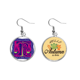 thumbnail image 1 of La constelación de libra Mexicon cultura grabado Pendiente del lóbulo de la joyería del pendiente de la hoja del otoño Unbranded M, 1 of 3