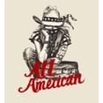 thumbnail image 4 of All American Cowgirl Adult Natural Crew Neck Short Sleeve Tee-Small, 4 of 4