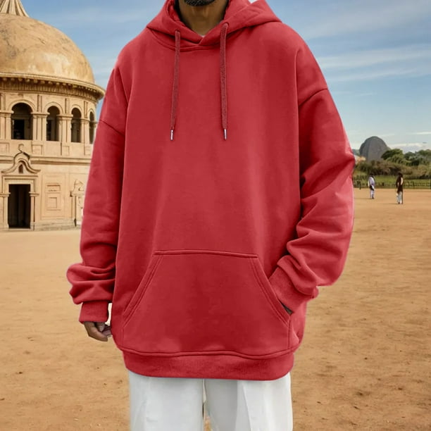 PMUYBHF Male Pullover Mens Hoodies Funny Couple Hoodie Sweatshirt Unisex Oversized Casual Long Sleeve Fall Hooded Pullover Tops for Two People