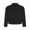 thumbnail image 4 of Puntoco, moda para mujer, top de manga media, chaqueta informal de Color sólido, traje pequeño de negocios, chaqueta de traje para mujer Puntoco Puntoco-6892, 4 of 7