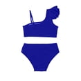thumbnail image 6 of MEZZALL Summer Girls Two Piece Swimsuits Swim Tops With Shorts Solid Color Tankini Tops With Swim Shorts Comfortable Swimwear For Kids Boho Beachwear, 6 of 6