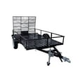 thumbnail image 4 of DK2 6 ft. x 10 ft. Single Axle Open Rail Utility Trailer (Trailer Jack Included), 4 of 8