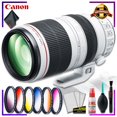 thumbnail image 1 of Canon EF 100-400mm F/10-5.6L IS Lens (Intl Model) + 10 inch Vivitar Premium Lens Case + Vivitar Graduated Color Filter Kit + 3pcs UVLens Filter Kit + Cleaning Kit, 1 of 7