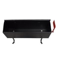 thumbnail image 6 of Black American Flag Metal Wall Mounted Mailbox with Hangers, 6 of 6