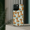 thumbnail image 3 of DistinctInk Clear Hybrid Case for Apple iPhone 12 Pro Max (6.7" Screen) - Giraffe Fun: Playful Cartoon Pattern Designs - Lightweight Grip, 3 of 8