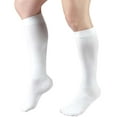 thumbnail image 3 of Truform Surgical Stockings, 18 mmHg Compression for Men and Women, Knee High Length, Closed Toe, White - Medium, 3 of 4