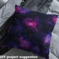 thumbnail image 2 of Homewish Natural Scenery Fabric by the Yard 2 Yard,Starry Sky Room Decor Fabric by the Yard,Pink Purple Black Fabric for Sewing For Girls,Microfiber Bedroom Decor, 2 of 6