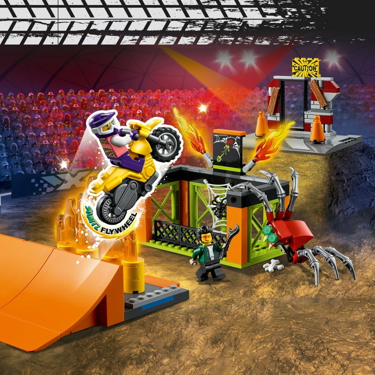 LEGO, City Stunt Park 60293, with motorcycle for stunt action