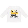 thumbnail image 3 of Inktastic 2nd Birthday Construction Truck Boy Boys Long Sleeve Toddler T-Shirt, 3 of 5