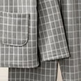 thumbnail image 4 of Mifsaly Pajama Sets for Girls Boys 2 Piece Plaid Long Sleeve Button Down Sleepwear and Long Pants Kids Toddler Soft Breathable Lounge Cotton Nightwear, 4 of 5