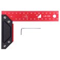 thumbnail image 2 of Cuadrado de 90 Grados en Forma de L Regla Cuadrada de Carpintería de aleación de Aluminio Cuadrado de Posicionamiento en ángulo Recto para Dibujo de Líneas Carpintero ANGGREK Otros, 2 of 8
