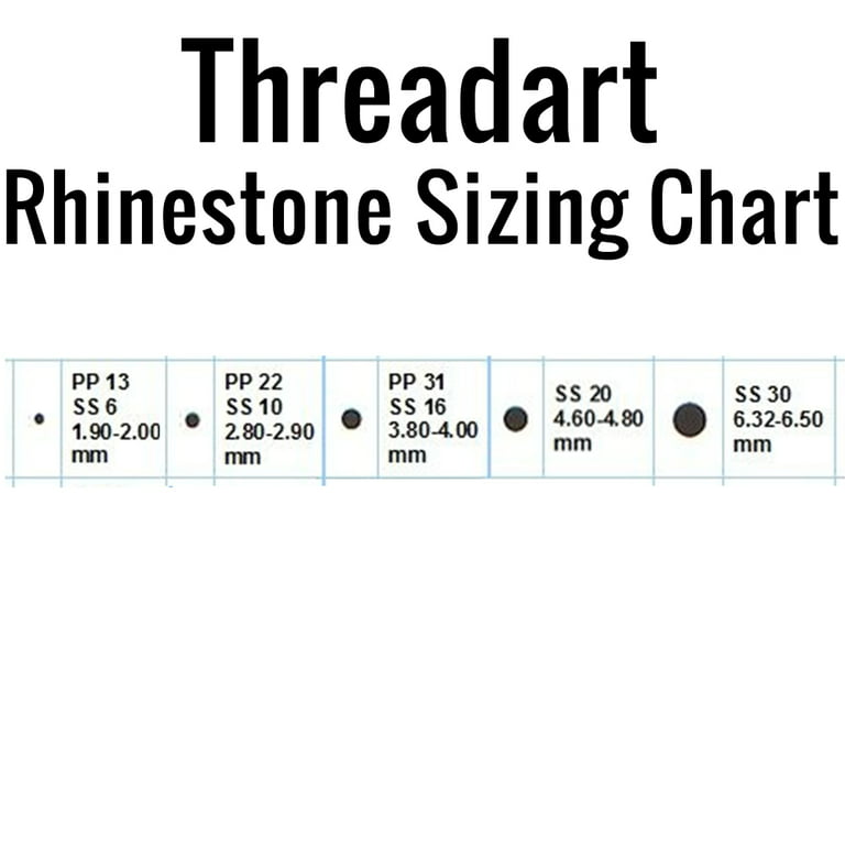 Heat Press HotFix Rhinestones SS-06