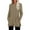 Khaki, variant on FDGIU Women's Ribbed Knit Pullover - Long Sleeve Crewneck Tunic Top, Fall Winter Casual Sweater
