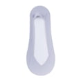 thumbnail image 2 of 5 Pairs No Show Socks Womens Thin Non Slip Low Cut No Show Socks Womens for Flats Footies Invisible Silky Low Liner Socks for Loafers Flats Light Gray, 2 of 4