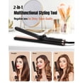 thumbnail image 3 of Rizador de pelo con flujo de aire de 360° - Plancha y rizador de pelo 2 en 1 de 1,25 pulgadas con ventilación de aire frío para fijar el peinado, rizador extra largo, 5 temperaturas y doble voltaje pa, 3 of 5