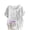 White, variant on Summer Tops for Women 2026 Short Sleeve Casual Blouses Vintage Floral Print Shirt Loose Fit Tunic Tops Plus Size Blusas De Mujer